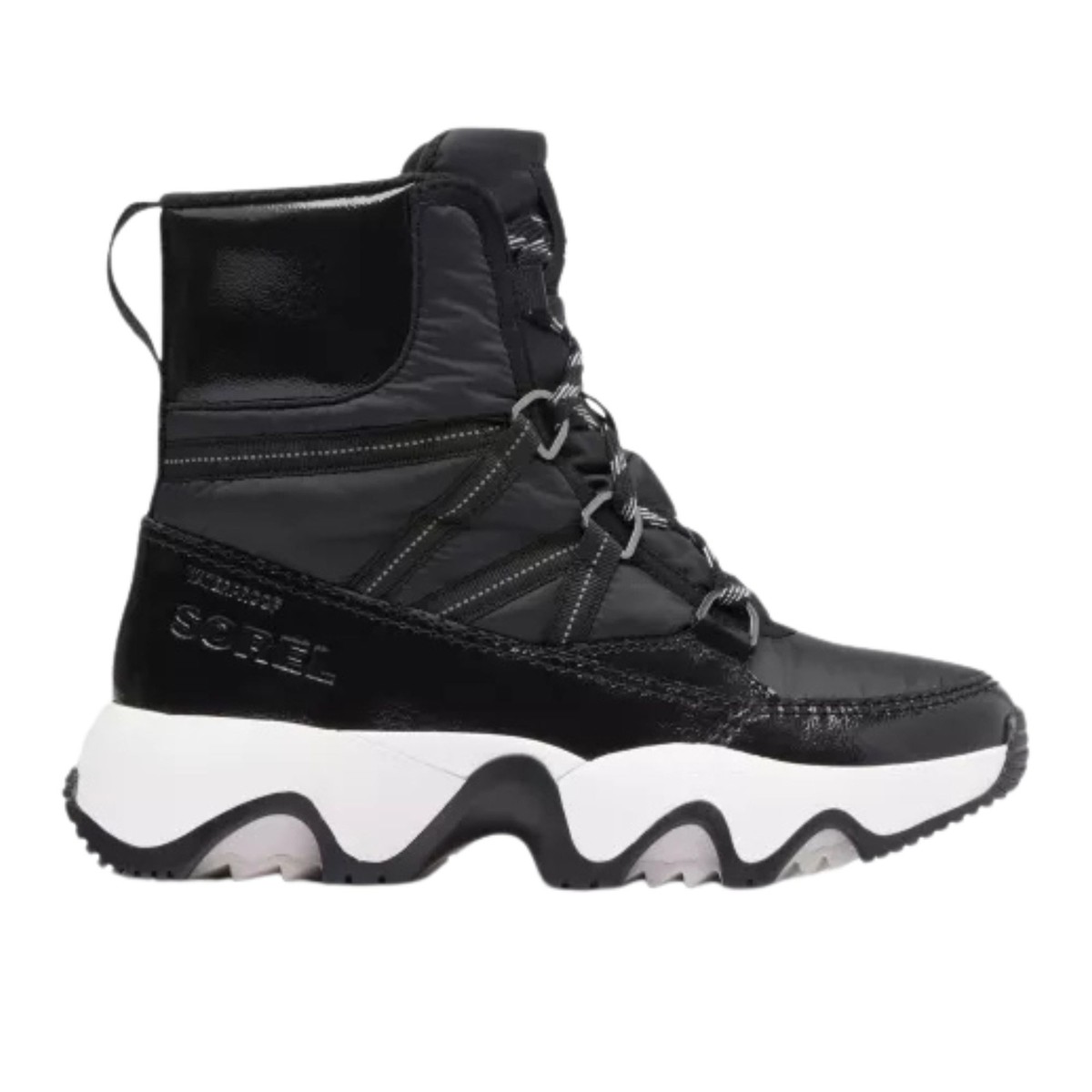 Sorel Women\'s Kinetic RNEGD Sport boots in black with white soles NWT  Size 9.5 Amazon.com | Sorel Women main image 3