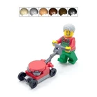 Genuine LEGO® Gardener Cake Topper Decoration Man Mowing Grass Lawn Mower & Male