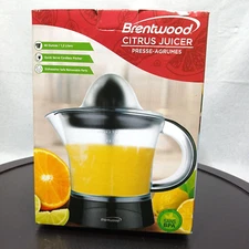 Brentwood Electric Automatic Citrus Juicer Extractor Pulp 2-Way Direction 40 Oz