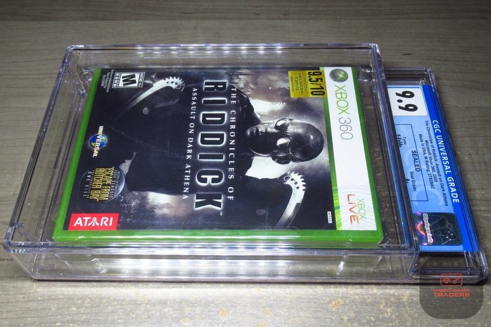 CGC 9.9 A+ - Chronicles of Riddick: Assault on Dark Athena Xbox 360 2009 NEW! - Image 4 of 4