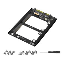 mSATA to SATA3.0 Double mSATA SSDs To 2.5inch SATA3.0 6Gbps Adapter Risers Card