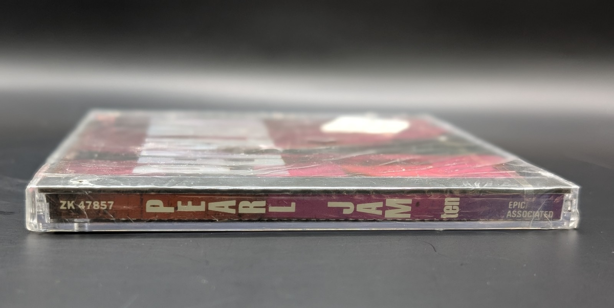 SEALED, Pearl Jam – Ten ZK 47857, Audio CD, Hype Sticker, 1st