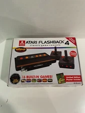 Atari Flashback 4 Classic Game Console 76 Built in Games Complete in Box Tested