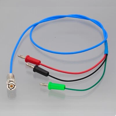 FLIEGEND Triax 3-Lug TRB Male to 4mm Banana Plug TRX316 Triaxial Cable 2~6' ​For Keithley