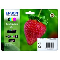 Epson C13T29864012 29 Tintenpatrone Multipack Bk,C,M,Y 5,3Ml + 3X3,2Ml VE=4