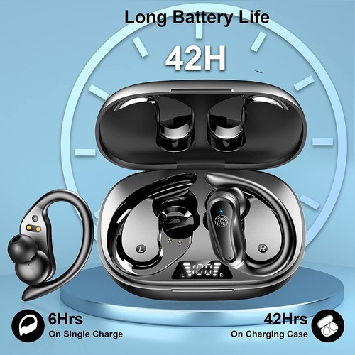For Samsung Galaxy A14 5G Wireless Earbuds Waterproof Headphones Built in Mic - Picture 4 of 7
