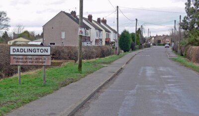 Photo 6x4 Welcome to Dadlington Stoke Golding Entering this ...