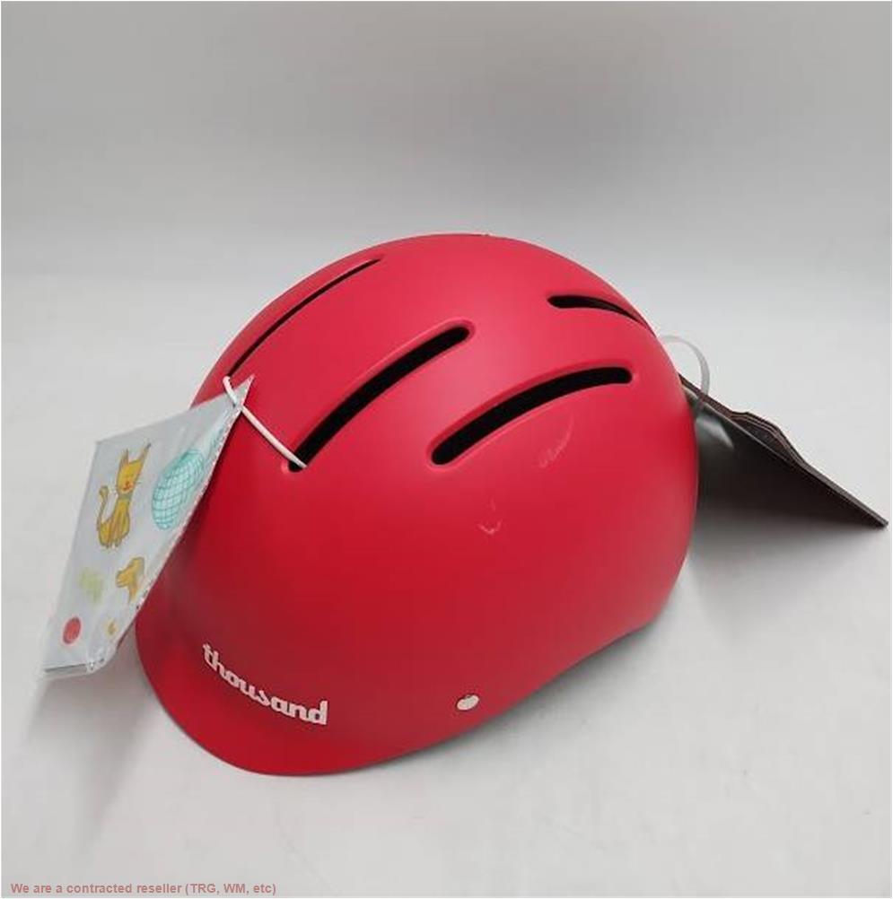 Детский велосипедный шлем Thousand Cycling - Матово-красный *SEE DETAILS*