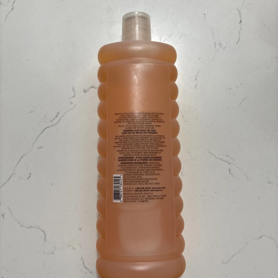Avon Senses Orange & Honeysuckle Bubble Bath 700ml - Image 4 of 4