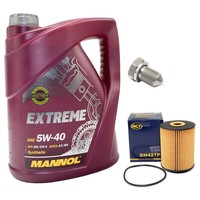 MotoröL ÖLfilter SH427P 5W40 5Liter + ÖLablassschraube FüR Audi A4 VW Sharan