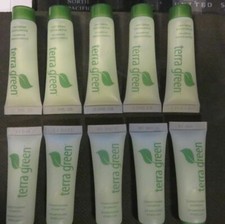 100-COUNT TERRA GREEN .05 oz size ALL NATURAL CONDITIONING SHAMPOO LEMONGRASS
