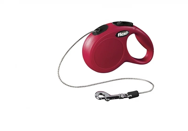 FLEXI Correa Enrollador FLEXI Nuevo Classic XS Roja Perro/Gato 3M Cuerda - Imagen 1 de 1
