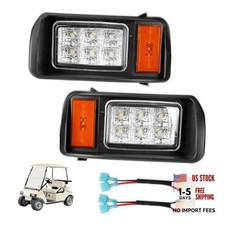 Club Car DS LED Headlight Kit with Adapter Factory Style DS LED Headlight Kit