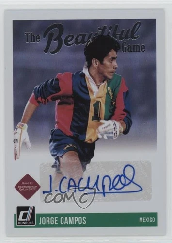 2021-22 Panini Donruss Road to Qatar The Beautiful Game Jorge Campos #BG-JC Auto