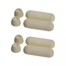 4-Piece Toilet Seat Bumper Kit 2-Pack 