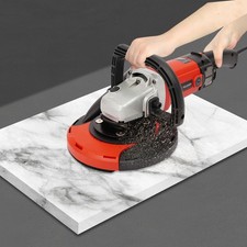 7.2" Concrete Grinder Set w/ Dust Shroud Dust-Free Grinding Machine 600-3000rpm