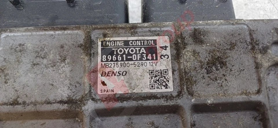 TOYOTA VERSO TR D-4D 1998CC MANUAL 1AD-FTV ENGINE ECU 09-13 89661-OF341 - Image 2 of 4