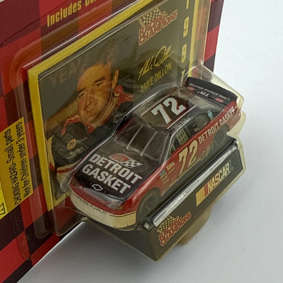 Racing Champions 1997 #72 Mike Dillon 1:64 NASCAR - Image 3 of 4