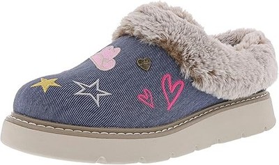 Woman Skechers BOBS Keepsakes Lite Dreams Slipper 114657 Color Blue Brand New