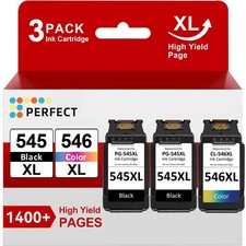 PG-545XL CL-546XL Cartridges for Canon Pixma MG2450 MG2550 TS3150 TS3450 MG2950