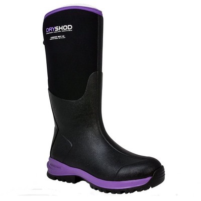Dryshod Legend MXT Hi Waterproof Boots Black/Purple (LGX-WH-BKPP-W): BRAND NEW