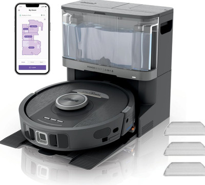 Shark PowerDetect Saugroboter Selbstentleerende Basis LiDAR WiFi - GEBRAUCHT ohne Wischmopp