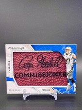 2020 Panini Immaculate Joey Bosa Commissioner’s Logo Ball Relic #2/5 Chargers
