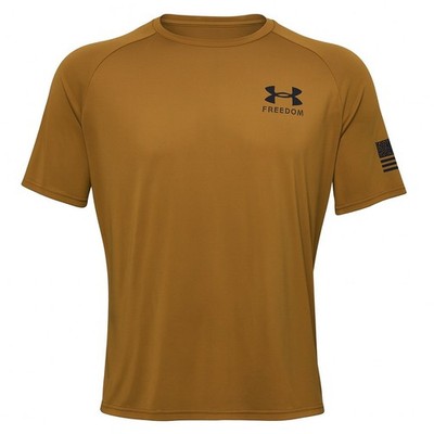 Under Armour Freedom Tech Tee Medium Coyote