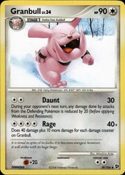 Granbull 39/106 Great Encounters Uncommon Pokemon Card