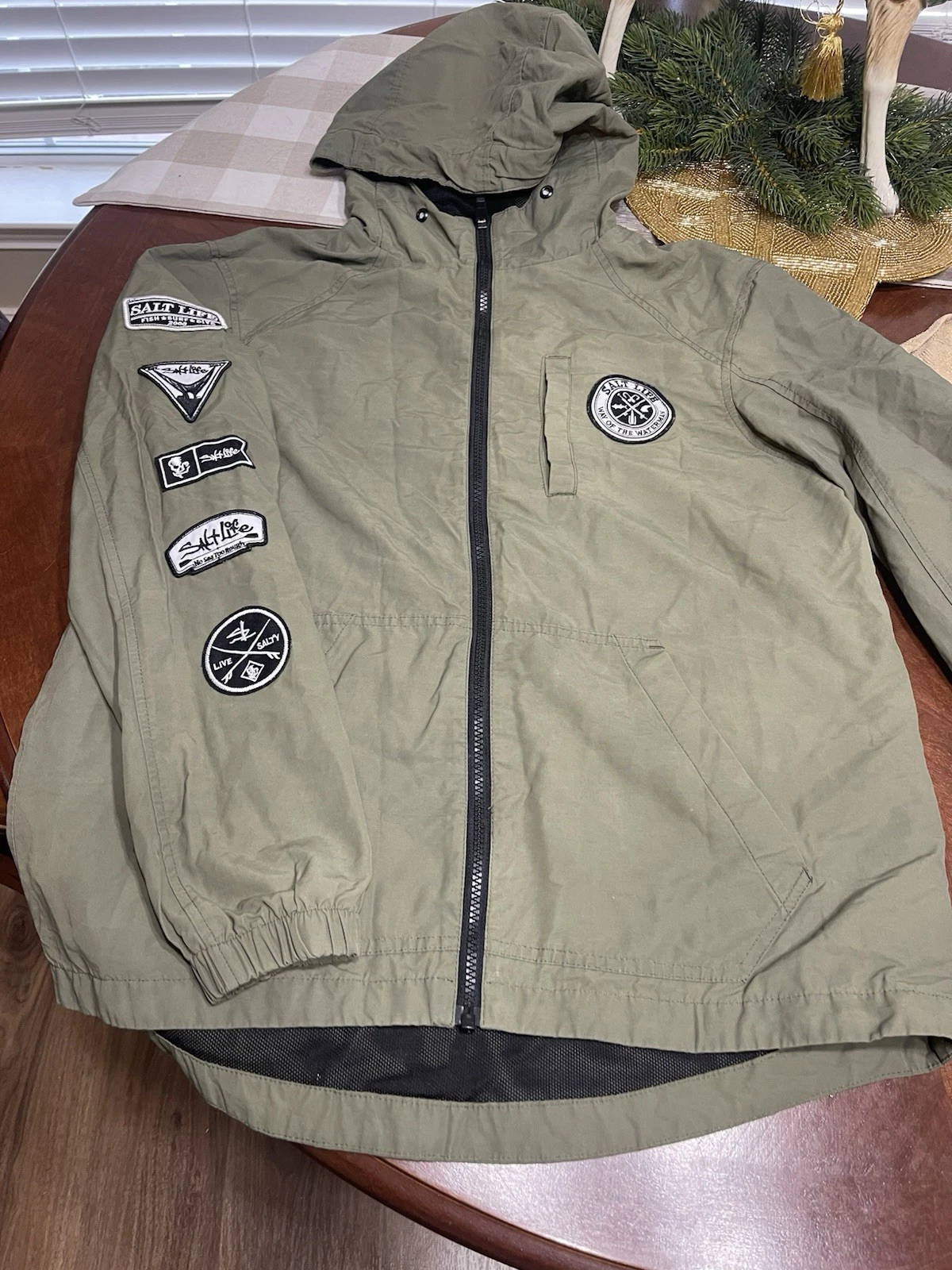 Salt Life Way of The Waterman Jacket Full Zip Live Salty Lightweight Rogue