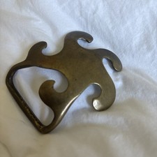 Brass Belt Buckle , Duncan Laurie , 1970 , 3"X3" , Vintage