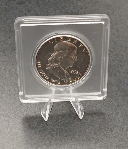 Silver 90 %  1962 P  US Franklin Half Dollar Proof  coin  TP-9940