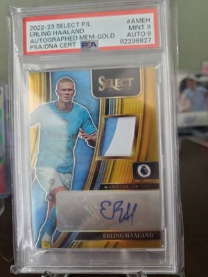 Erling Haaland 2022/23 Select PATCH AUTO PSA 9 AUTO 9 #3/10 RARE