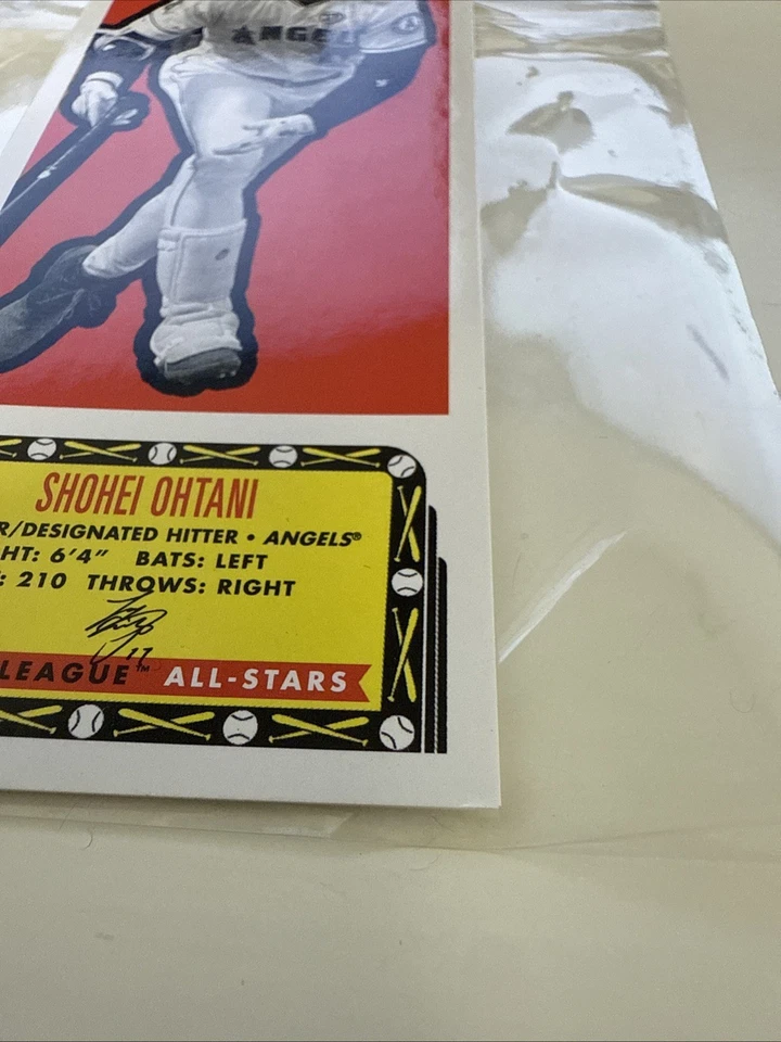 Tarjeta 2021 Topps 1951 Shohei Ohtani All-Stars Box Topper #51BT-3 Foto 4 de 4