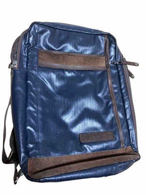 Masterpiece 2WAY Navy Backpack Business Nylon Cotton Leather Japan