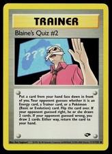 Pokemon Card Gym Challenge Blaine's Quiz #2 111/132 Uncommon on eBay