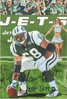 Kevin Mawae autographed custom Goal Line Art Card HOF inscription JSA Witnessed