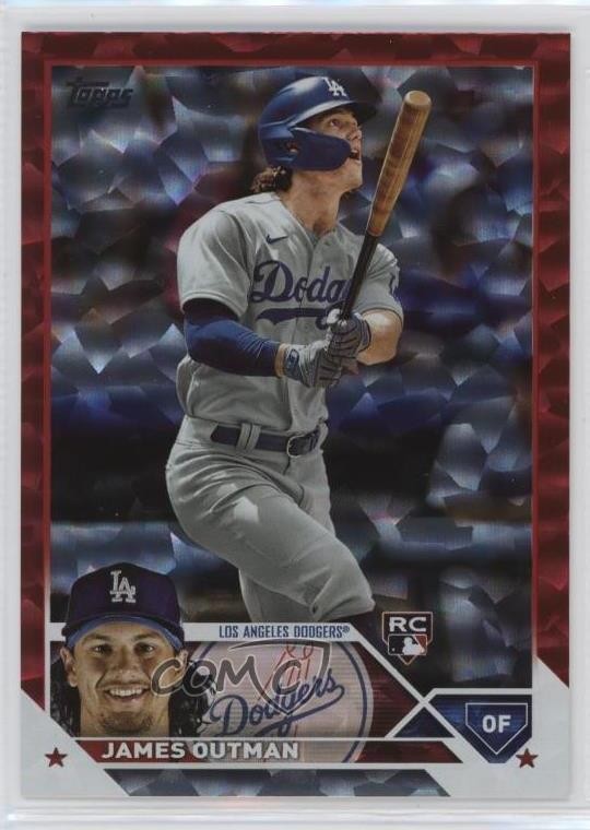 2023 Topps Series 2 Red Foil 47/199 James Outman #395 2rd