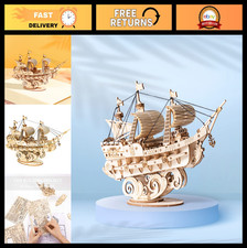 3D Wooden Puzzle Model Kit - DIY Sailing Ship for Adults, Crafts  Gifts