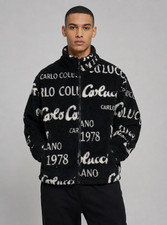 🇮🇹 Nueva chaqueta de peluche Carlo Colucci | Talla M | Fleece Jacket Designer Streetwear
