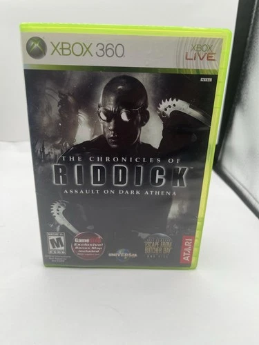 Chronicles of Riddick:Assault on Dark Athena (Microsoft Xbox 360)Complete Tested