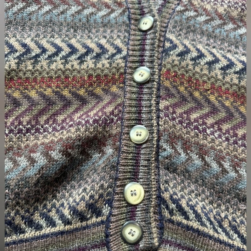 Peruvian Connection Vintage Alpaca Buttoned Cardigan size M - Image 2 of 4