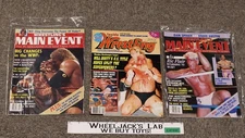 WWF Lot of 3 Magazines Inside Wrestling 1987 Wrestling's Main Event 1992 1993