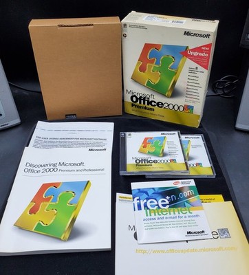 MICROSOFT OFFICE 2000 PREMIUM COMPLETE WIN 95 98 NT