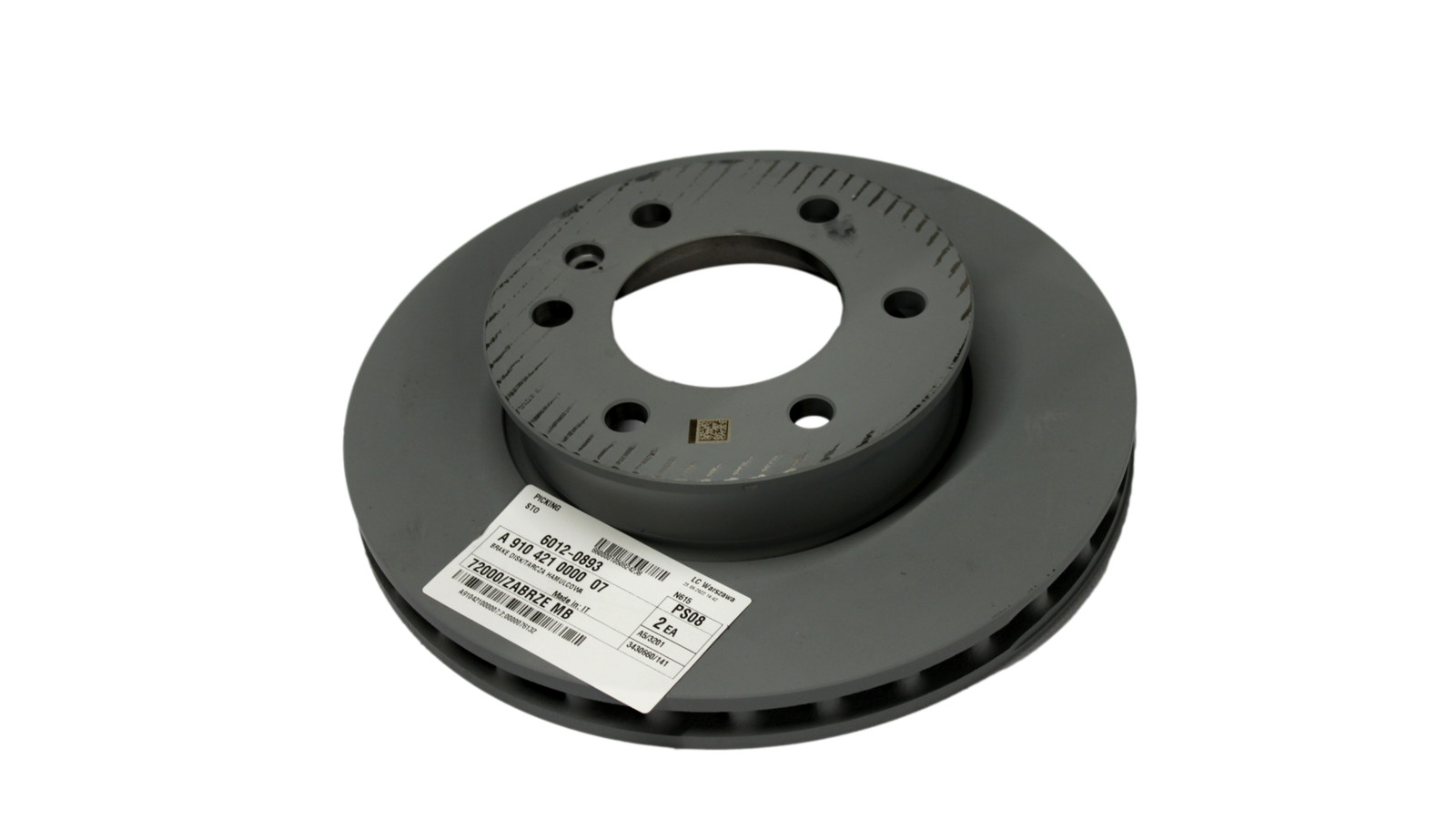 Disques de frein avant haute résistance Mercedes Sprinter B910