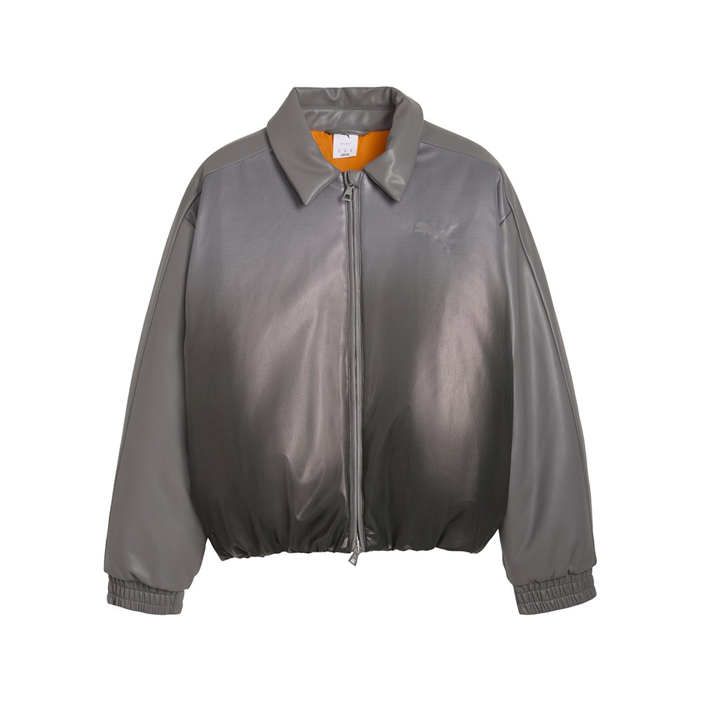 PUMA Special Items Outwear Oversized Bomber Jacket Mens Grey