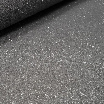 Einfache anthrazit Glitzer Tapete dickes schweres Vinyl strukturiert freies Match