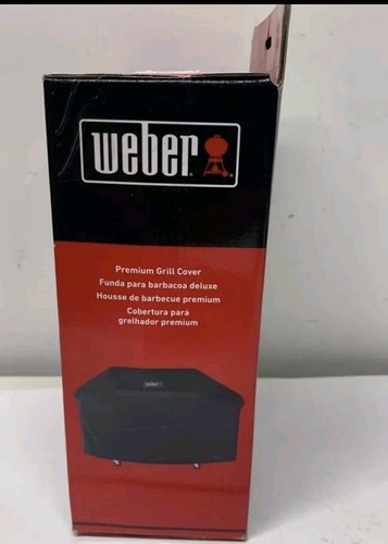 Cubierta de parrilla Weber Genesis II Premium para parrillas serie 400 7755 negra TOTALMENTE NUEVA - Imagen 4 de 4