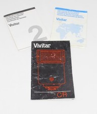 1984 Vivitar C/R Flash Instruction-Canon AE-1; A-1; T-50; T-70; T-80; Ricoh XR-P