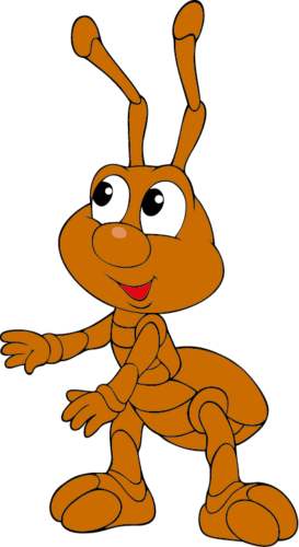 Funny Ant Cartoon Car Bumper Sticker Decal 3 Funny Ant Cartoon Car Bumper Sticker Decal 3